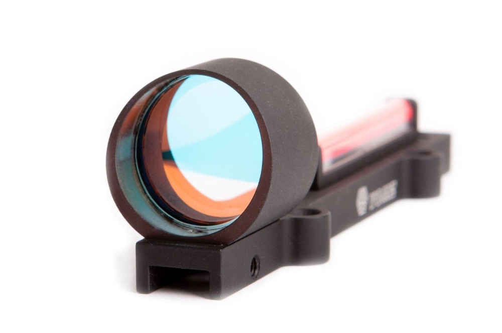 1X28 Circle Red Dot Fiber Collimeter Reflex Scope 11mm Shotgun